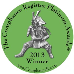Compliance Register Platinum Awards 2013