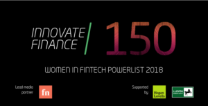 2018 Women in FinTech Powerlist - Innovate Finance 150